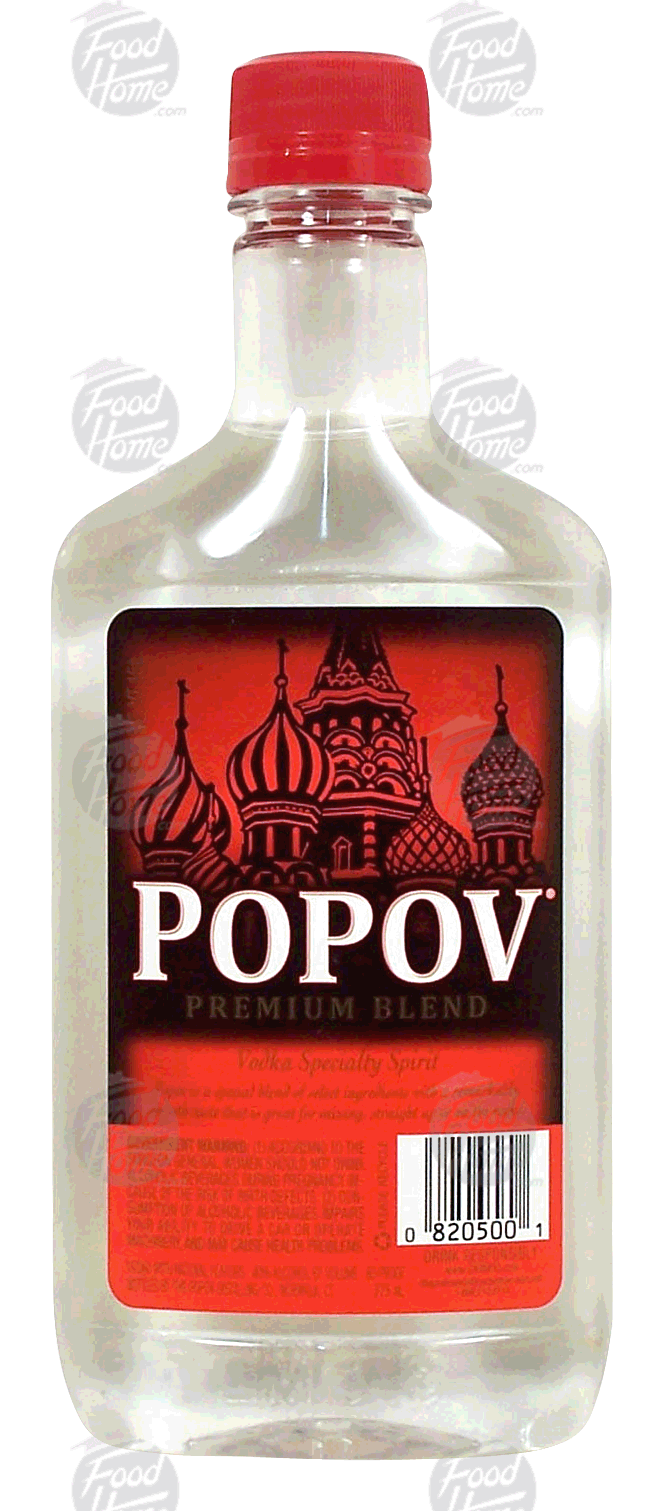 Popov&nbsp;Premium Blend&nbsp;vodka, 40% alc. by vol. Full-Size Picture
